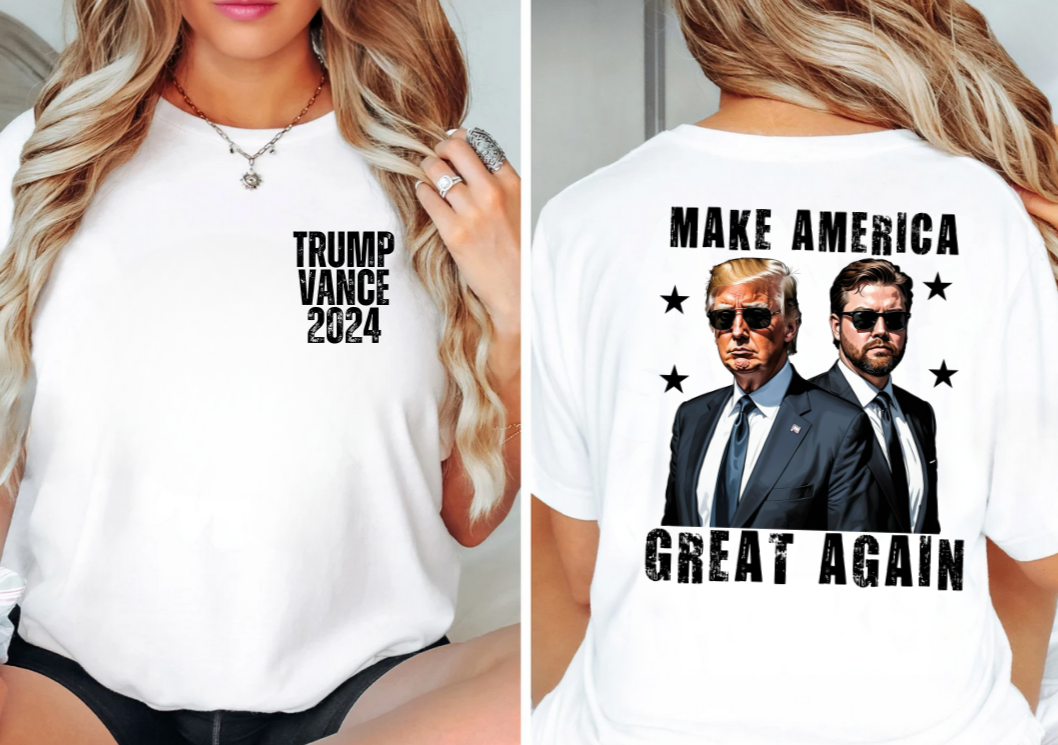 MAGA MEN - TRUMP/VANCE - ADULT TEE