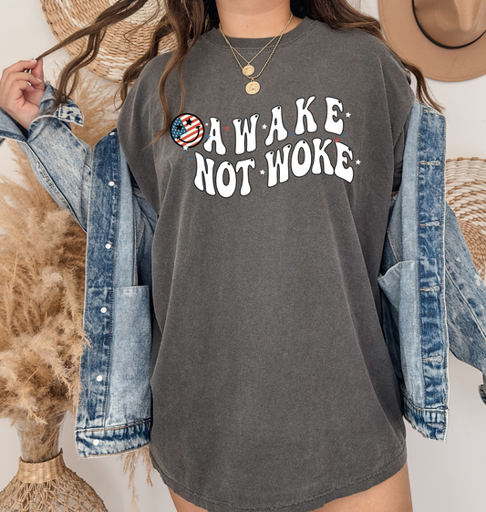 AWAKE NOT WOKE - TEE