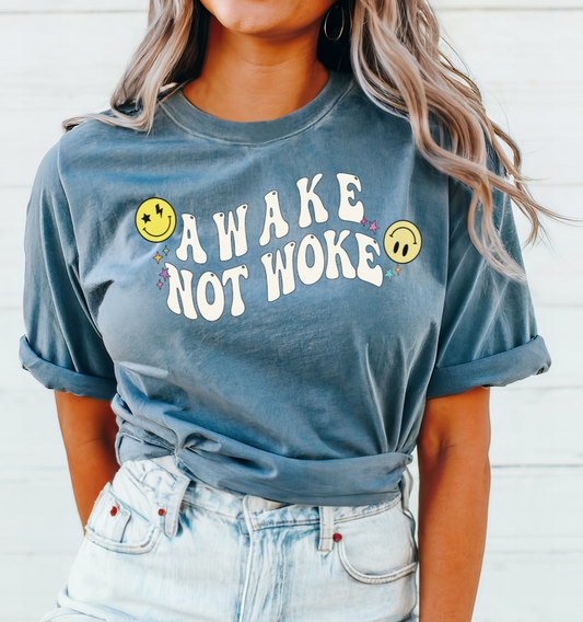 AWAKE NOT WOKE - TEE