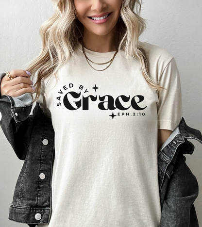 SAVED BY GRACE - TEE