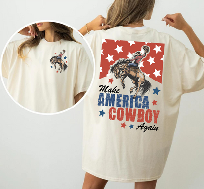 MAKE AMERICA COWBOY AGAIN - TEE