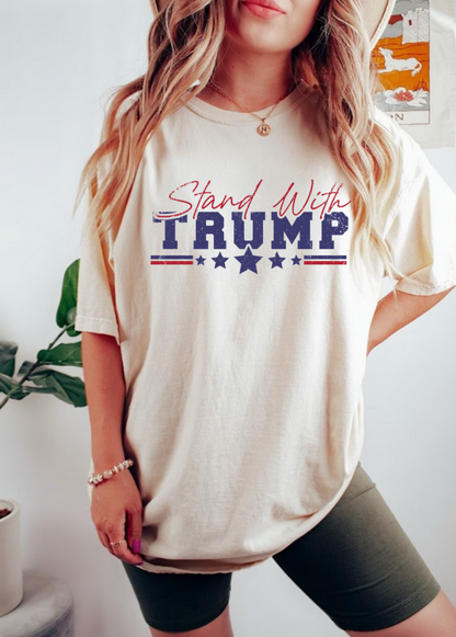 STAND WITH TRUMP - ADULT TEE