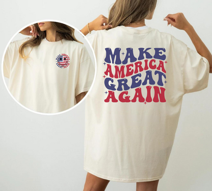 MAKE AMERICA GREAT AGAIN - BACK PRINT - TEE