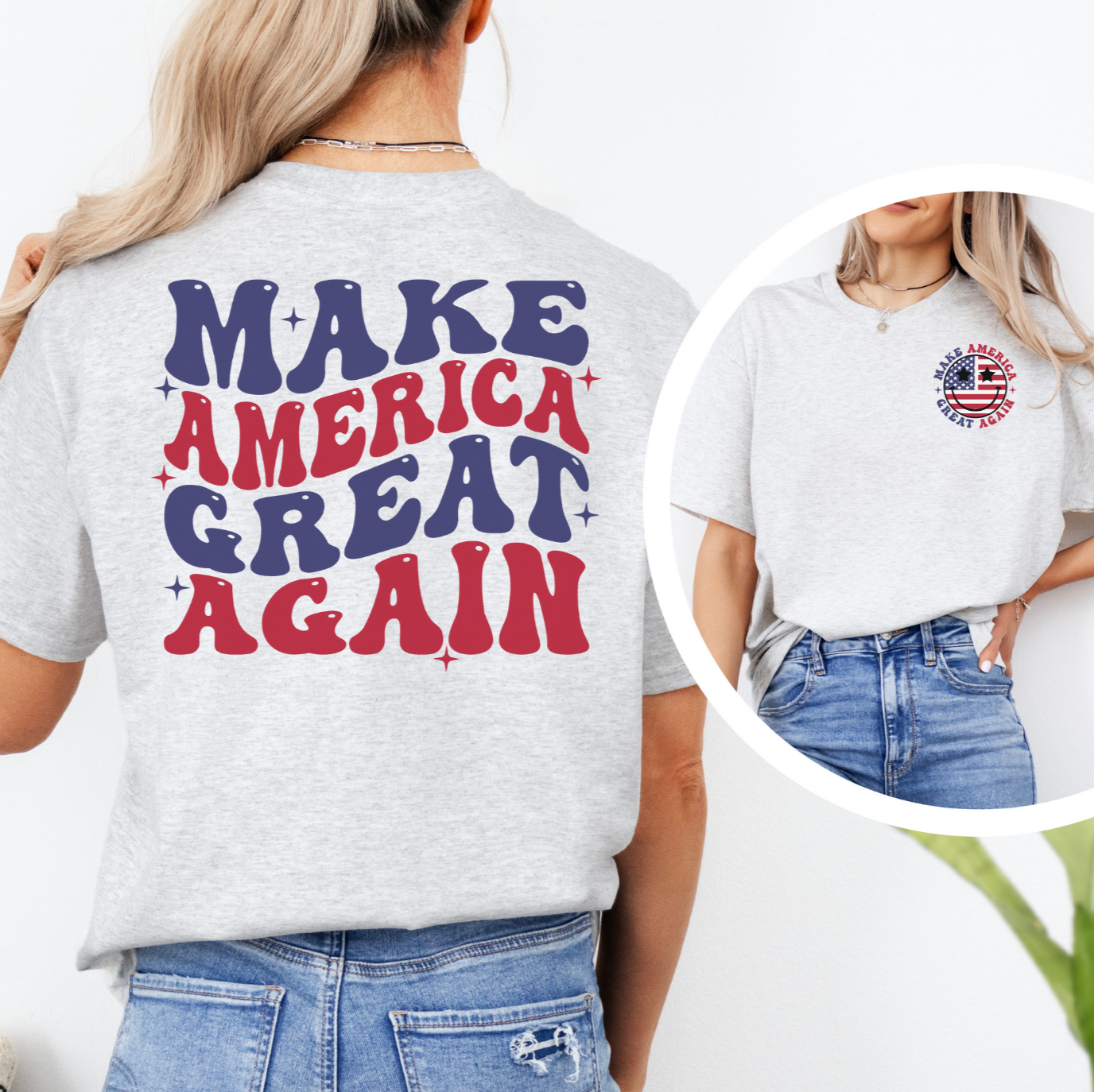 MAKE AMERICA GREAT AGAIN - BACK PRINT - TEE