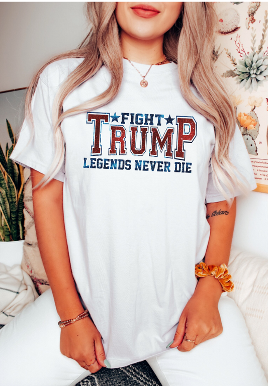 TRUMP, LEGENDS NEVER DIE - ADULT TEE