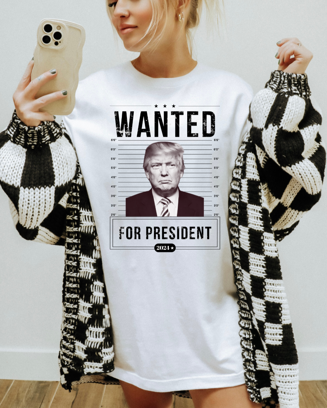 WANTED FOR PRESIDENT - TEE