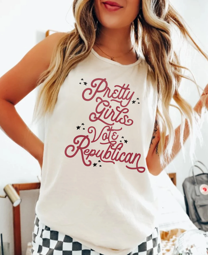 PRETTY GIRLS VOTE REPUBLICAN - TANK